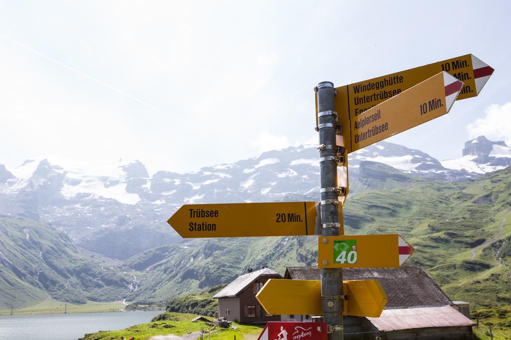 Berghotel Truebsee - Accessible Only By Cable Car Engelberg Luaran gambar